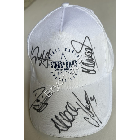 Casquette Stars'N'Bars signée par cinq pilotes dont Leclerc