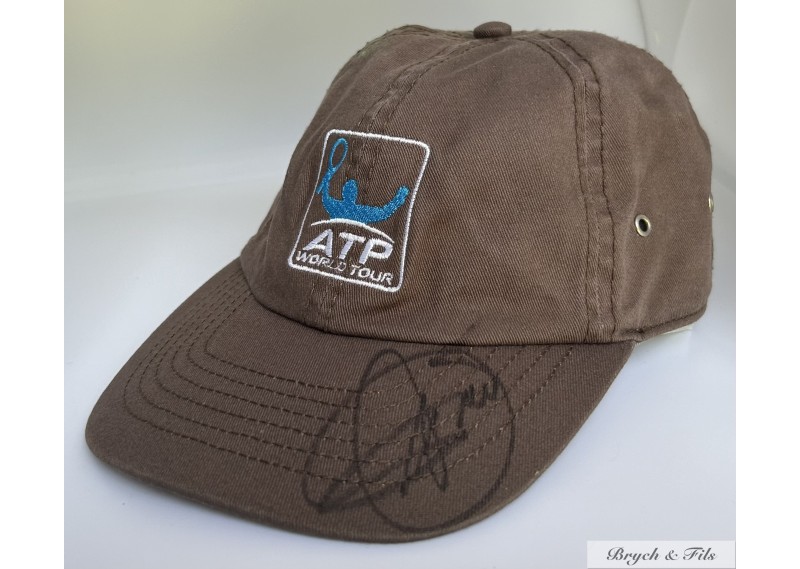 Cap signed by Novak Djokovic