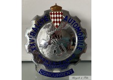 1955  MONACO BADGE PLAQUE EMAILLEE 25ème ANNIVERSAIRE                                                                      