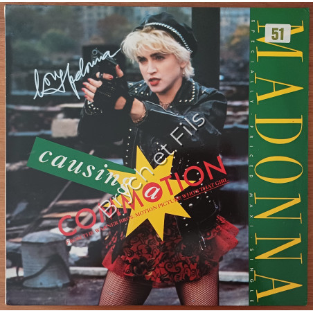 "MADONNA"  vinyl dedicaced