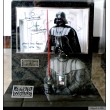 "DARK VADOR /STARS WARS"signed photo and figurine