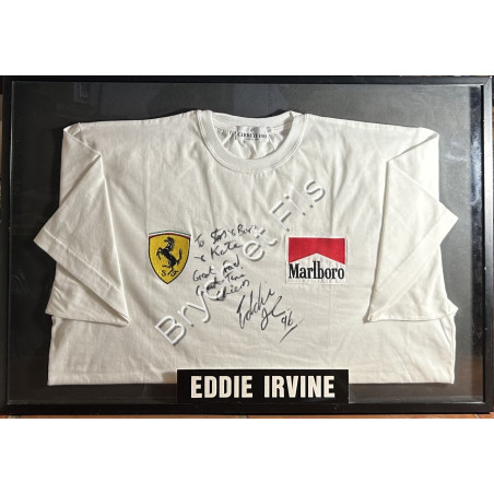 T-Shirt Ferrari dédicacé et signé