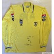 A Ferrari Polo dedicated and signed by Alesi