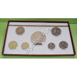 Coffret série 7 pieces francs de Monaco