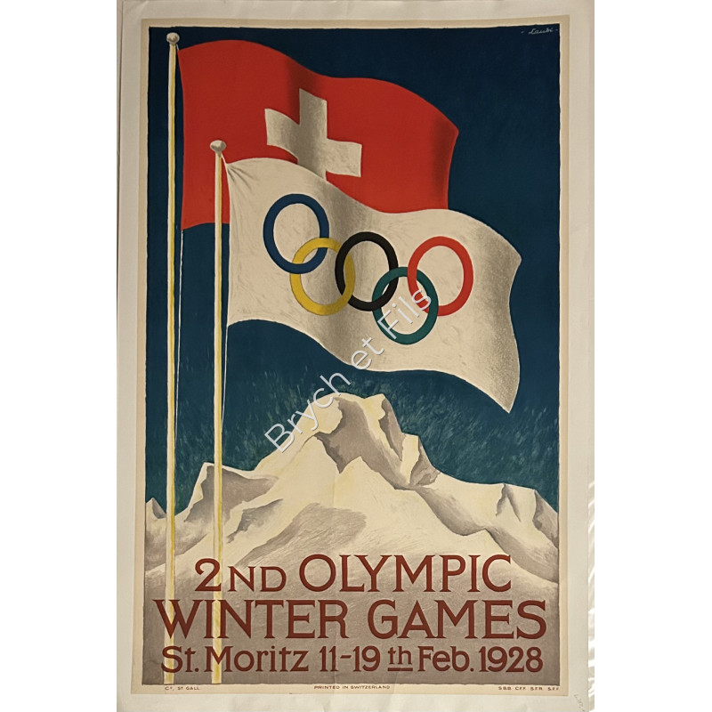 II° Jeux Olympique d'hiver St Moritz 1928