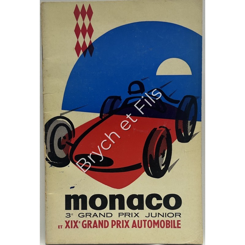 MONACO XIXè GRAND PRIX F1 AUTOMOBILE