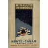 1933 REGLEMENT 12ème RALLYE MONTE CARLO