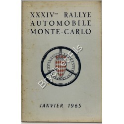 1965 REGLEMENT XXXIV RALLYE...