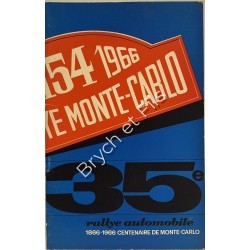 1966 XXXVè RALLYE MONTE-CARLO