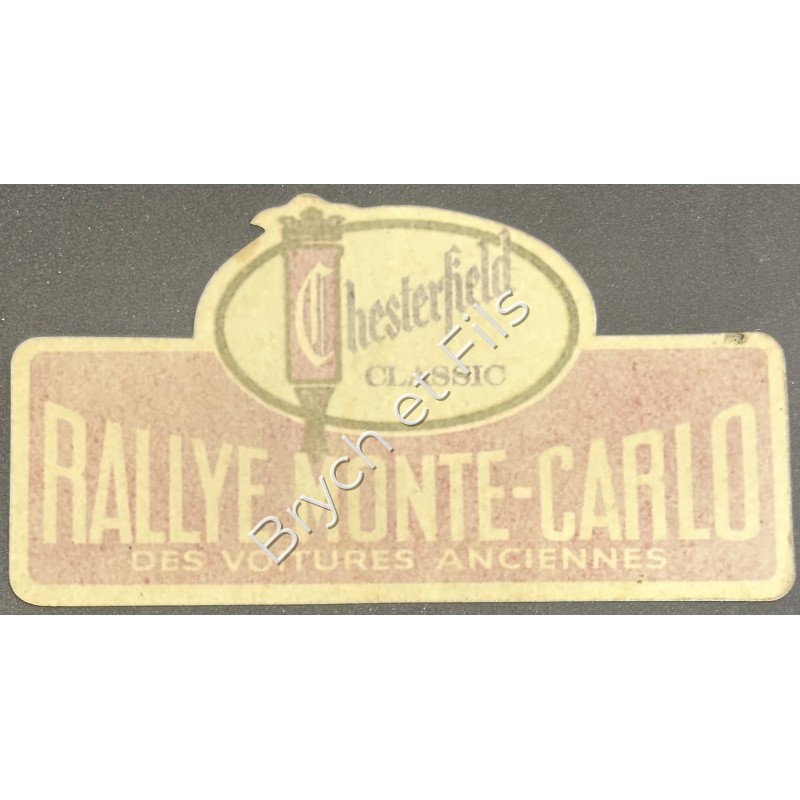 1974 RALLYE MONTE CARLO DES VOITURES ANCIENNES