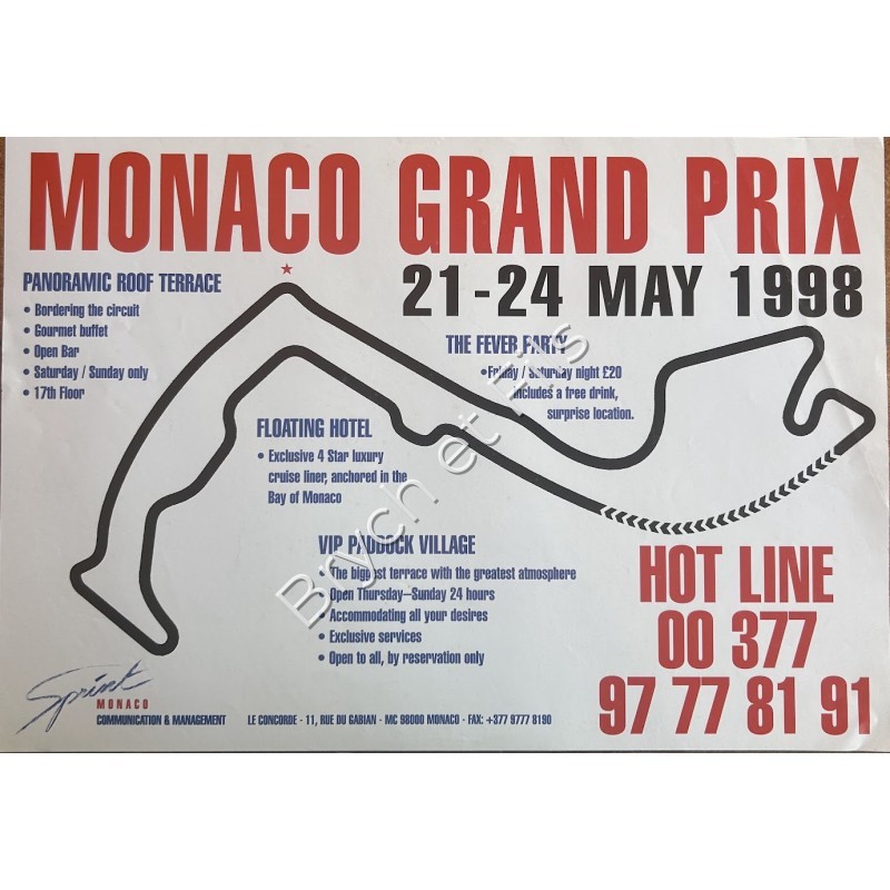 1998 GRAND PRIX  MONACO