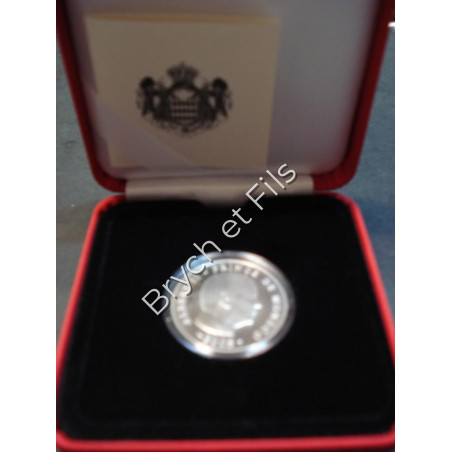 Monaco 2008 BU 5 euro argent S.A.S. Albert II