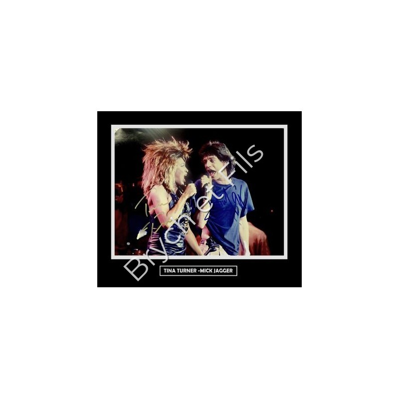 TINA TURNER     MICK JAGGER