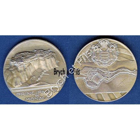 MEDAILLE DE LA PRINCIPAUTE EN BRONZE