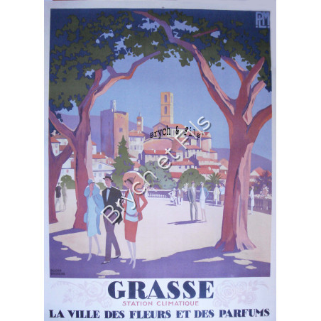 VINTAGE POSTER GRASSE ARTIST ROGER BRODERS